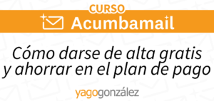 Cómo darte de alta en Acumbamail