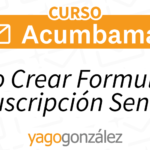 Como criar um formulário de subscrição no Acumbamail