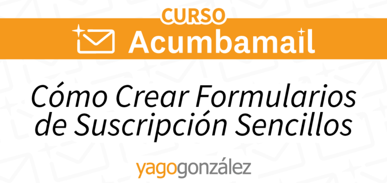 Come creare un modulo di iscrizione in Acumbamail
