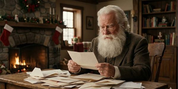 Santa Claus not in costume.