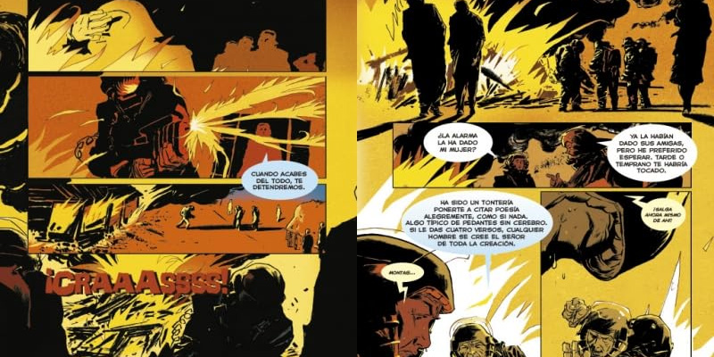 Fahrenheit 451, inre sida ur den grafiska romanen
