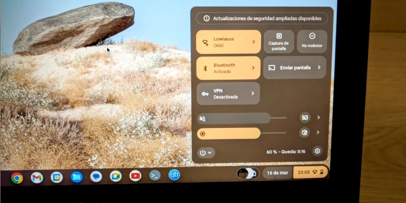 7-hour battery on the Chromebook