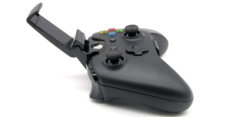 Grip para móvil en mando de Xbox
