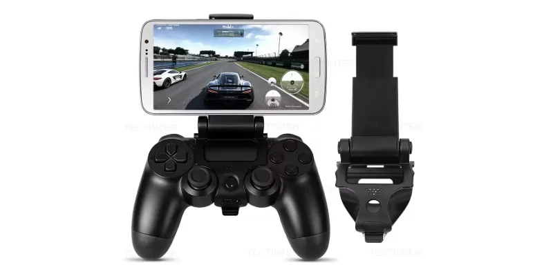Grip para enganchar el móvil a un pad