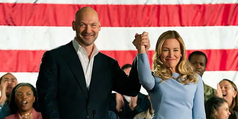 Mike Prince and his wife in Billions