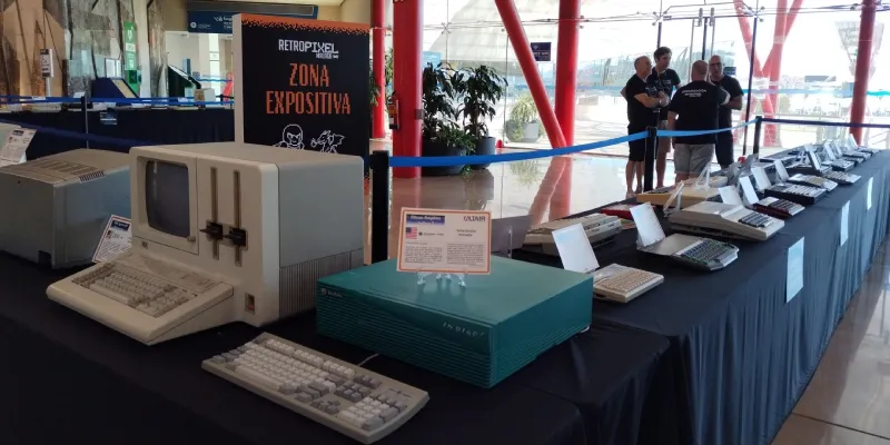 Esposizione di hardware retro