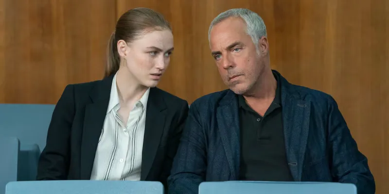 Bosch y su hija Maddie