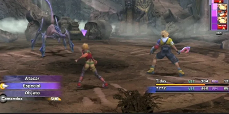 Final Fantasy X combat