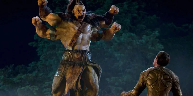 Kintaro y Cole en Morkatl Kombat