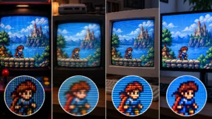 ¿Cómo se veían realmente los videojuegos retro? 