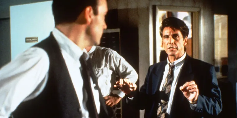 Al Pacino y Kevin Spacy en Glengarry Glen Ross