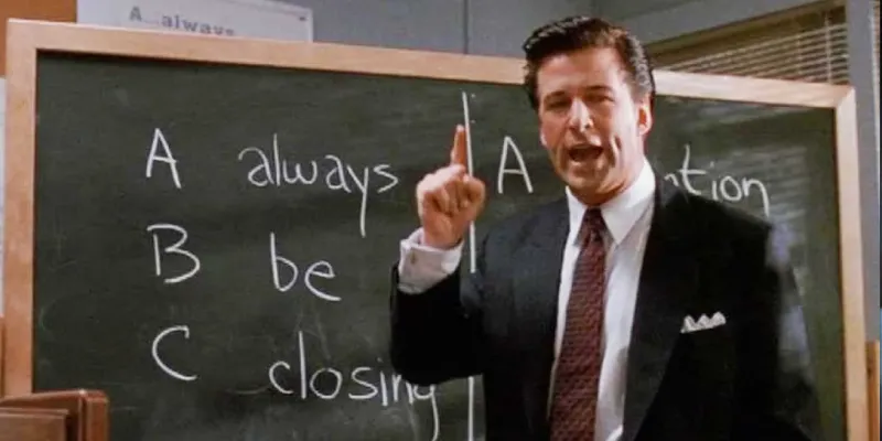 Alec Baldwin en Glengarry Glen Ross